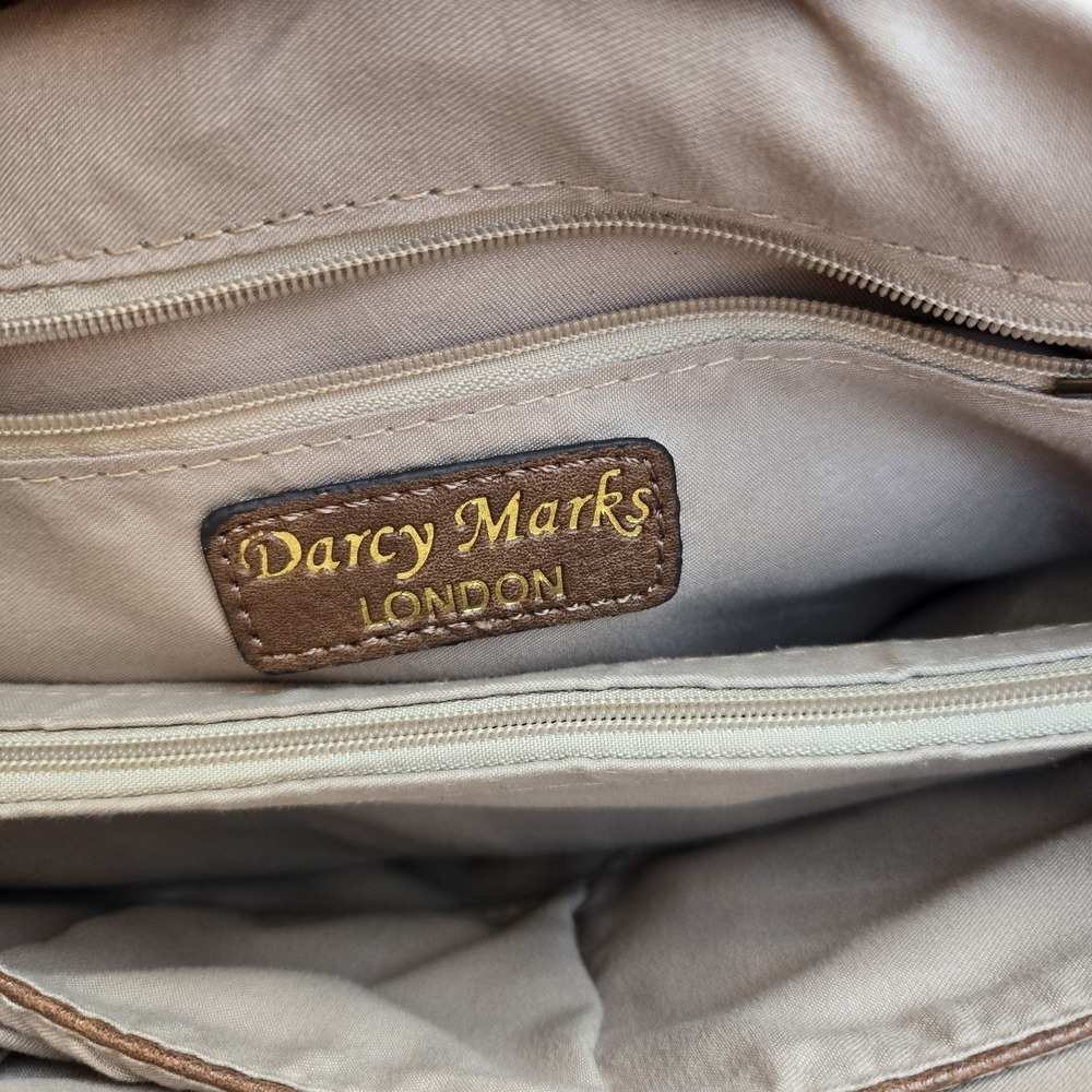 Darcy Marks London Handbag Cognac Brown - Picture 7 of 14